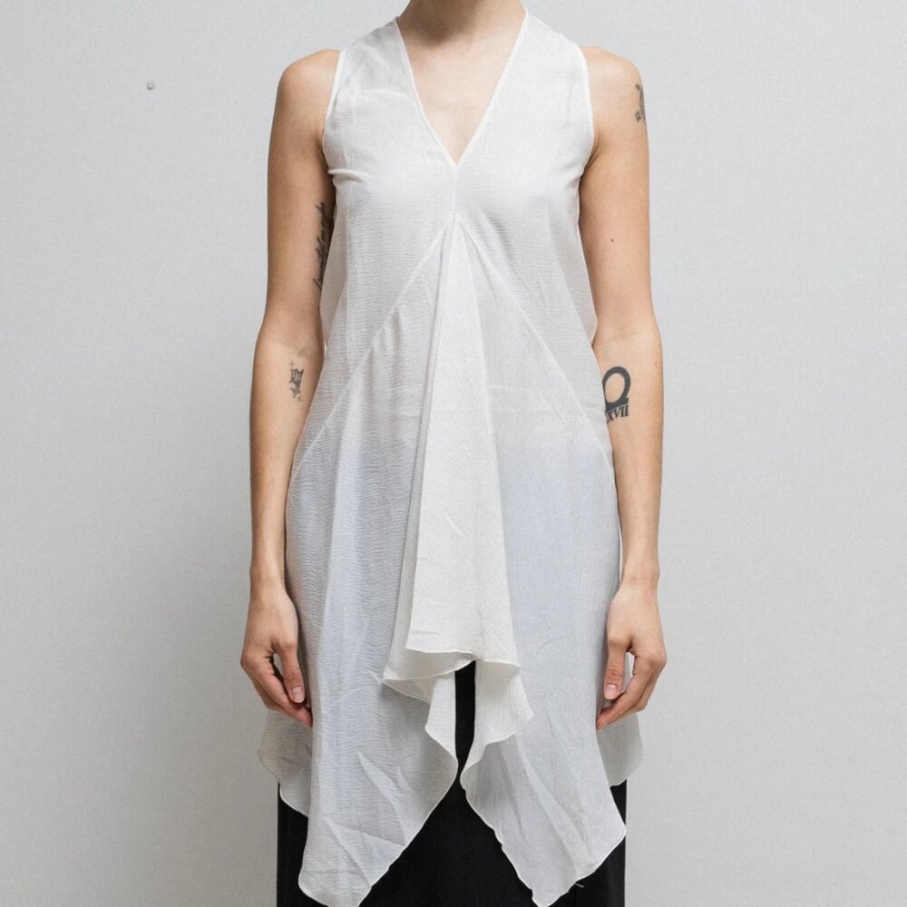 Rick Owens  2012 'Naska' tunic in 'Milk', Small.